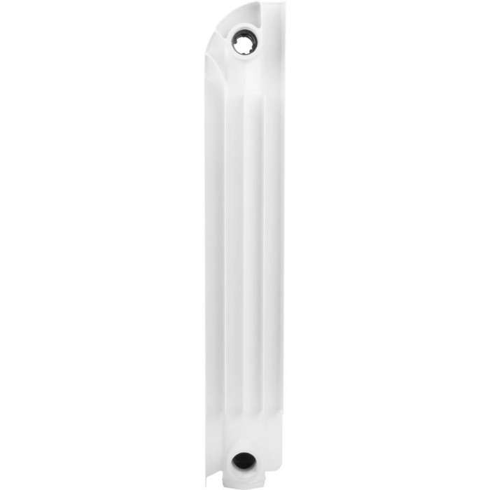 Алюминиевый радиатор Global VOX- R 500, 4 секций, боковое подключение, белый