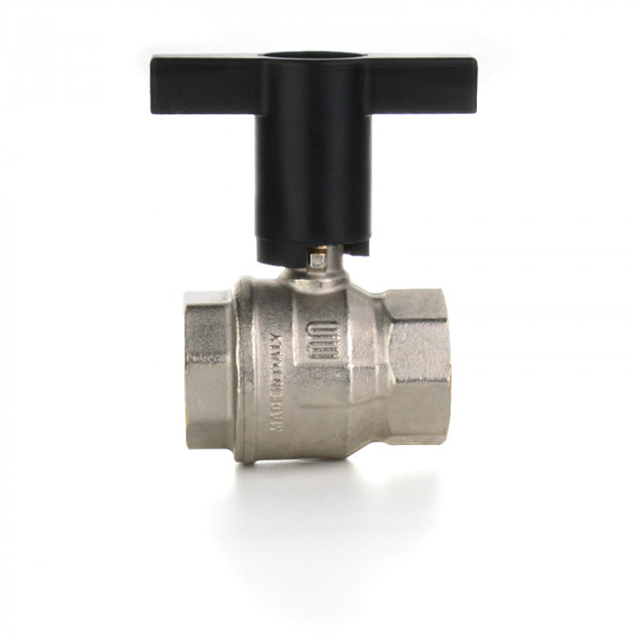 Кран шаровой 3/4" ВВ, высокая ручка из пластмассы