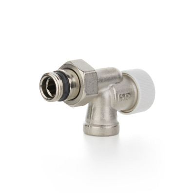 Вентиль термостатический осевой, НВ 1/2&quot;×1/2&quot;, никелированный