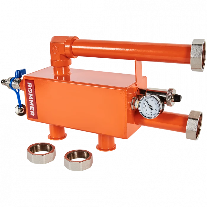 Гидравлическая стрелка ROMMER с накидными гайками 1 1/2 3,0 м3/час