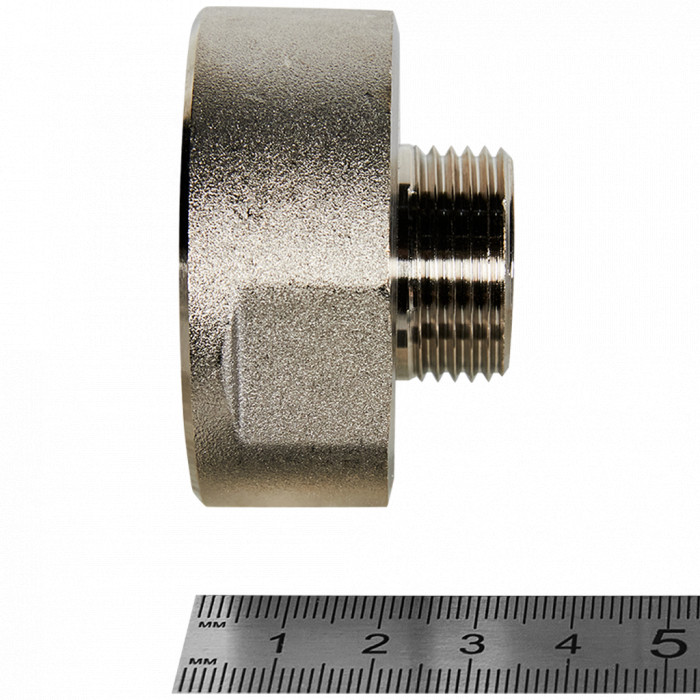 STOUT Переходник ВН никелированный 1 1/2x3/4