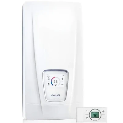 CLAGE DSX Touch New - проточный трехфазный напорный водонагреватель с сенсорным дисплеем и электронным управлением