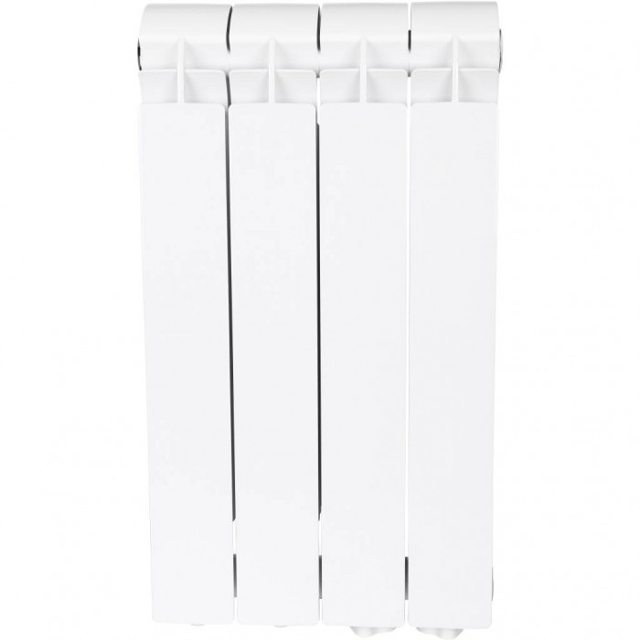 Алюминиевый радиатор Global VOX- R 500, 4 секций, нижнее правое подключение, белый