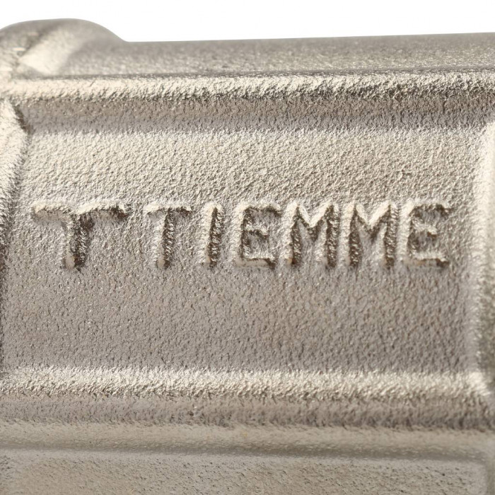Муфта TIEMME ВВ никелированная 1х1 для стальных труб резьбовой