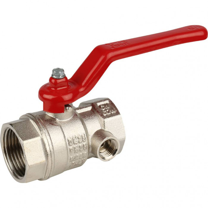 Кран шаровой Itap полнопроходной со спускным устройством 115 (1 , рычаг)