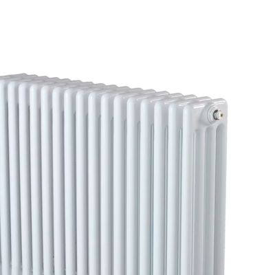 Стальной трубчатый радиатор Zehnder Charleston 4057-01 / 1270 Ral 9016, боковое подключение