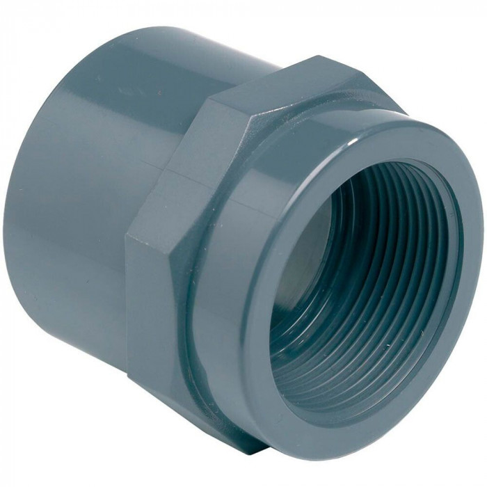 Муфта переходная ВР d50x1-1/2" AQUAVIVA, Россия, Арт.№ FTH050E