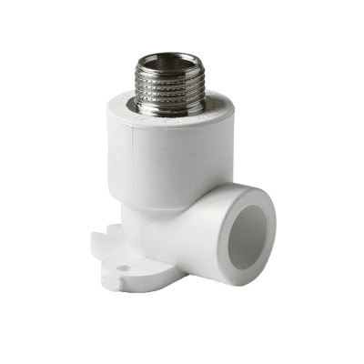 Pro Aqua PA28112P Pro Aqua d=25-1/2 PP-R Угольник с креплением комбинированный НР Белый