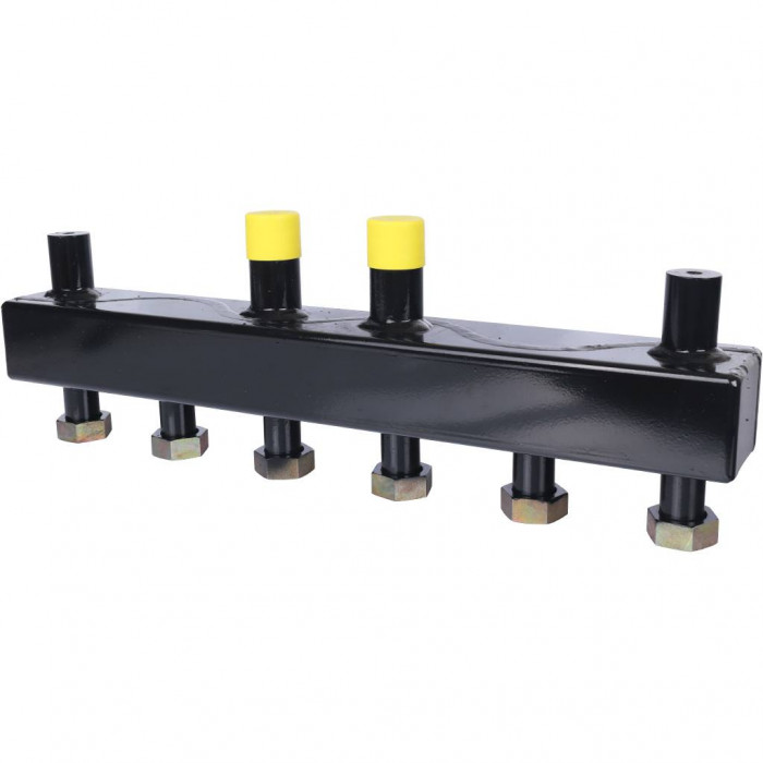 Стальной распределительный коллектор STOUT SDG-0016 3 отопительных контура. В теплоизоляции DN 20