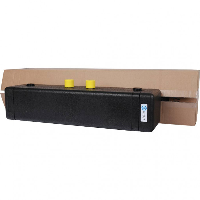 Стальной распределительный коллектор STOUT SDG-0016 3 отопительных контура. В теплоизоляции DN 20