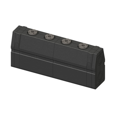 Коллектор на 2 контура, DN100, с фланцевыми отводами DN40