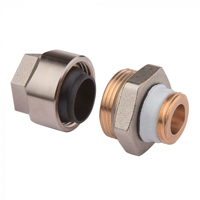 Фитинг резьбовой латунный Plus для стальных труб 1/2" х G 1/2" M, DVGW