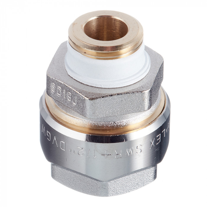 Фитинг резьбовой латунный Plus для стальных труб 1/2" х G 1/2" M, DVGW