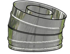 Отвод 15 2345 CLV