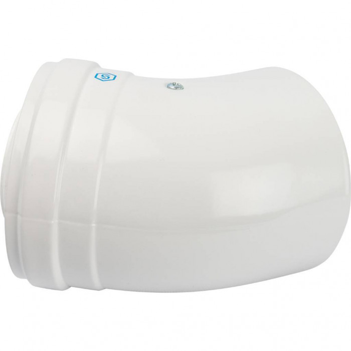 STOUT Элемент дымохода конденсац. угол 45° DN60/100 м/п PP-FE