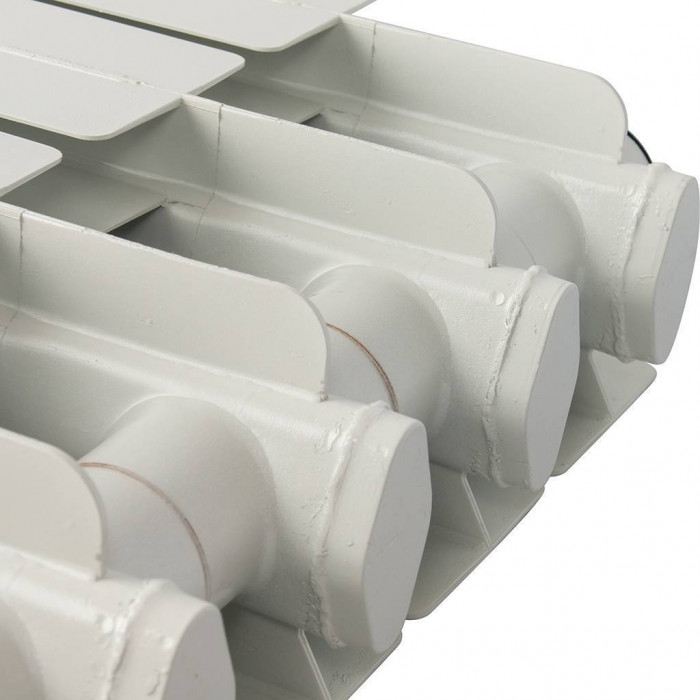 Алюминиевый радиатор Global VOX- R 500, 6 секций, боковое подключение, белый