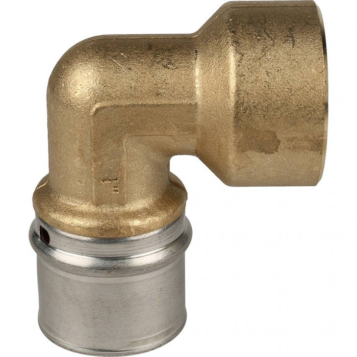 Угольник-переходник STOUT с внутренней резьбой 1 х32 для металлопластиковых труб прессовой