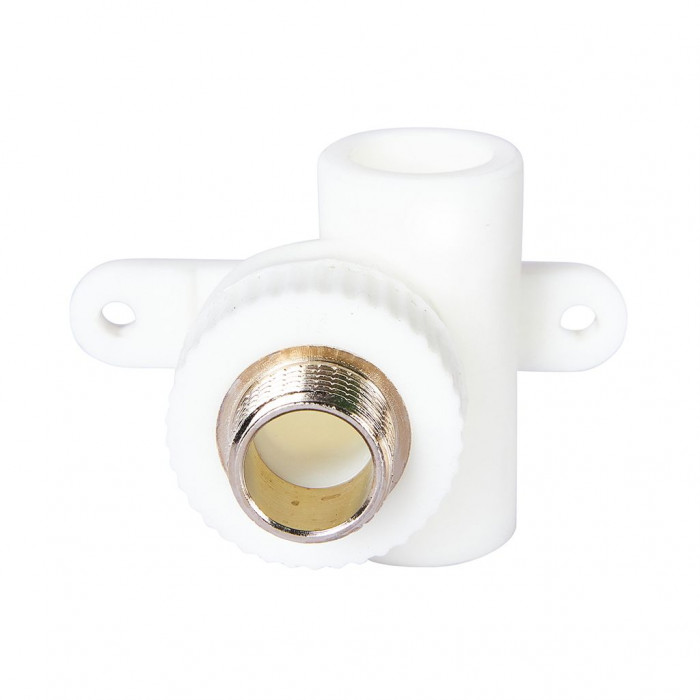 Pro Aqua PA13812 Pro Aqua d=20-1/2 PP-R Уголок байпасный для смесителя НР Белый