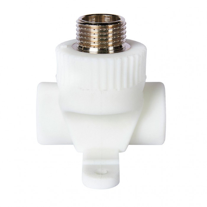 Pro Aqua PA13812 Pro Aqua d=20-1/2 PP-R Уголок байпасный для смесителя НР Белый