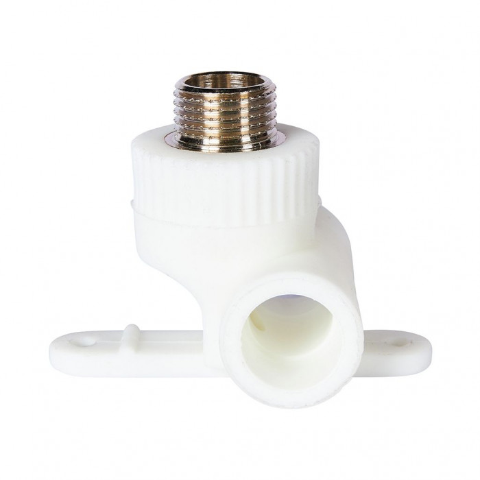 Pro Aqua PA13812 Pro Aqua d=20-1/2 PP-R Уголок байпасный для смесителя НР Белый