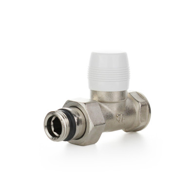 Вентиль отсекающий прямой, НВ 1/2&quot;×1/2&quot;, никелированный