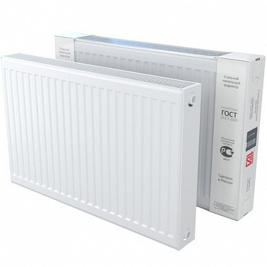 Стальной панельный радиатор STI Compact 22-500-1000, боковое подключение