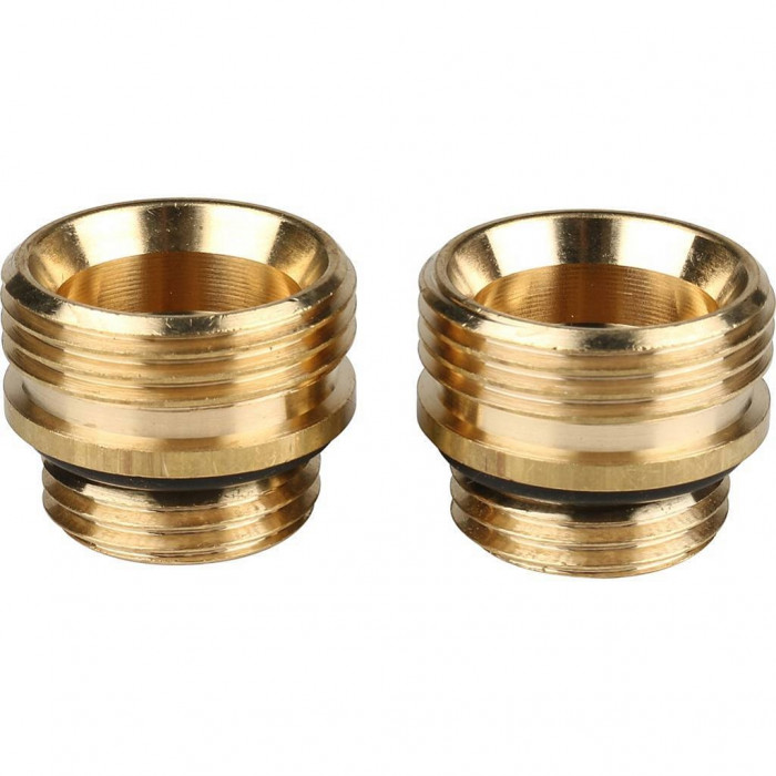 Резьбозажимной ниппель REHAU с наружной резьбой 1/2х3/4 (комплект 2шт.) (12407111001)