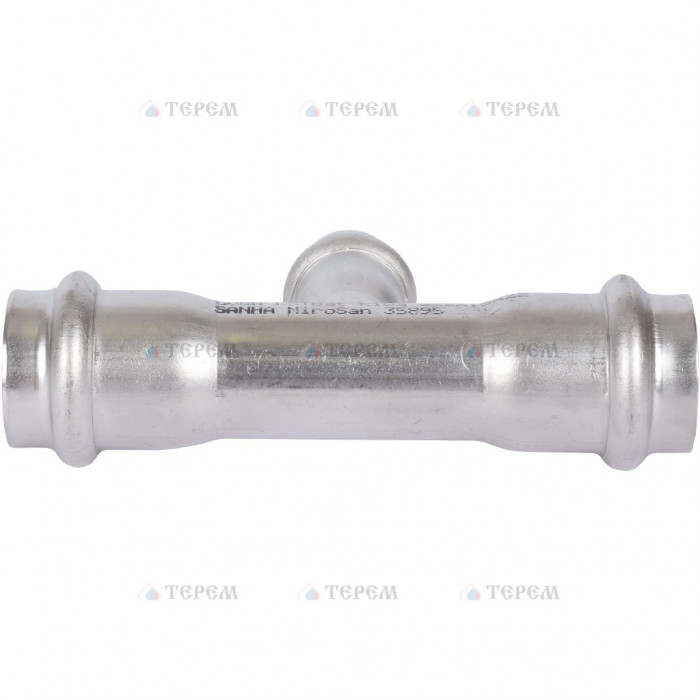 Sanha 9130 пресс-фит. нерж.сталь, тройник ВПр, 22x15x22