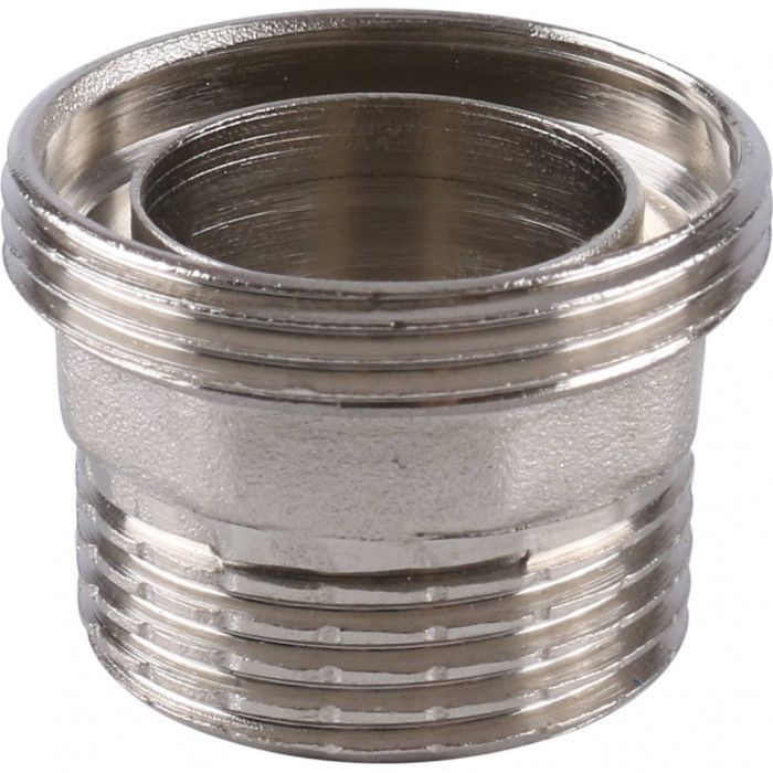 Муфта разъемная Kalde с наружной резьбой 20х1/2 для полипропиленовых труб под сварку (цвет белый)