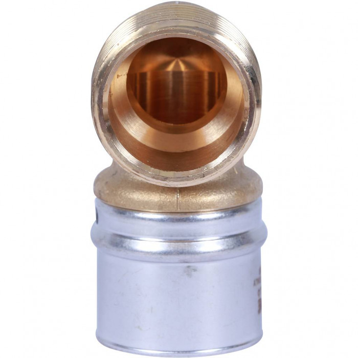 Угольник-переходник STOUT с наружной резьбой 1 х32 для металлопластиковых труб прессовой