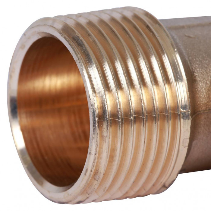 Угольник-переходник STOUT с наружной резьбой 1 х32 для металлопластиковых труб прессовой