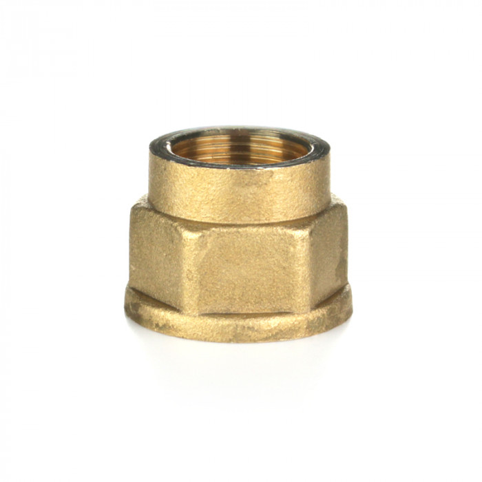 Муфта переходная, ВВ 1/4"×3/8", латунь
