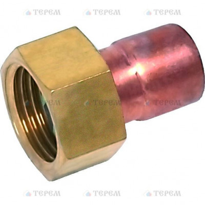 Sanha 5359g 5359G переход ВП-ВР, с накид- ной гайкой, медь 18x3/4, для медных труб под пайку