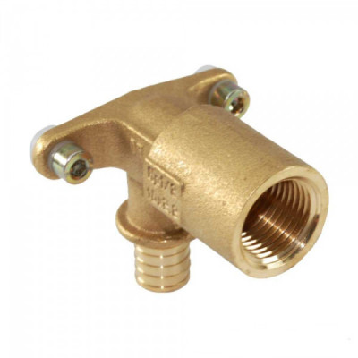 14563581001 /13660991001 /11384611405 REHAU RAUTITAN Угольник настенный с внутр. резьбой 16-Rp 1/2 RX+ для труб из сшитого полиэтилена аксиальный