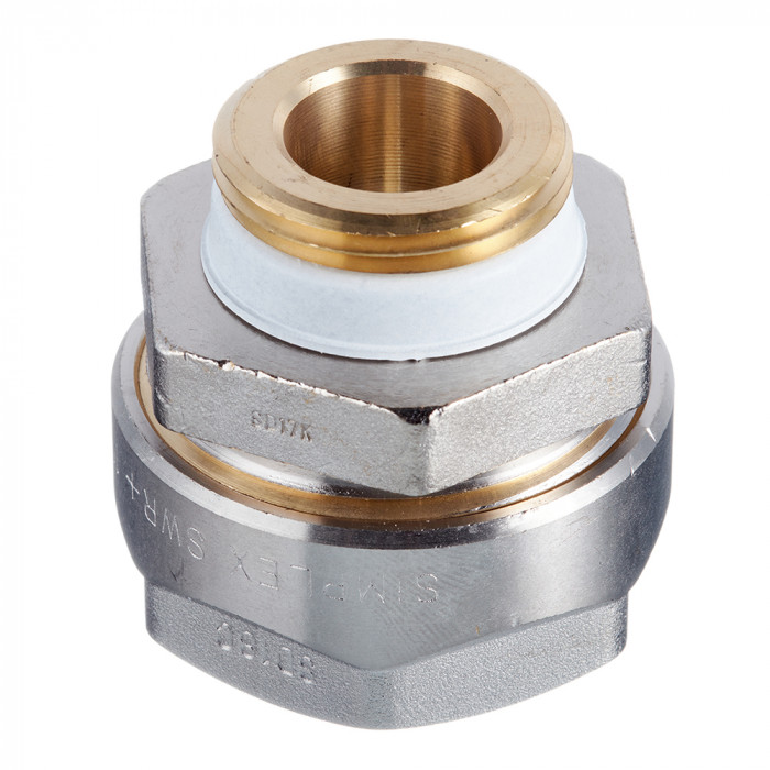 Фитинг резьбовой латунный Plus для стальных труб 1" х G 1" M, DVGW