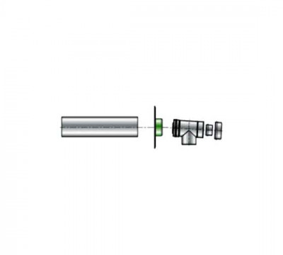 Набор для подсоединения котла (60/100 мм) PPS/ALU De Dietrich 84887702