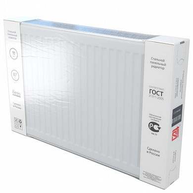 Стальной панельный радиатор STI Compact 22-500-1100, боковое подключение