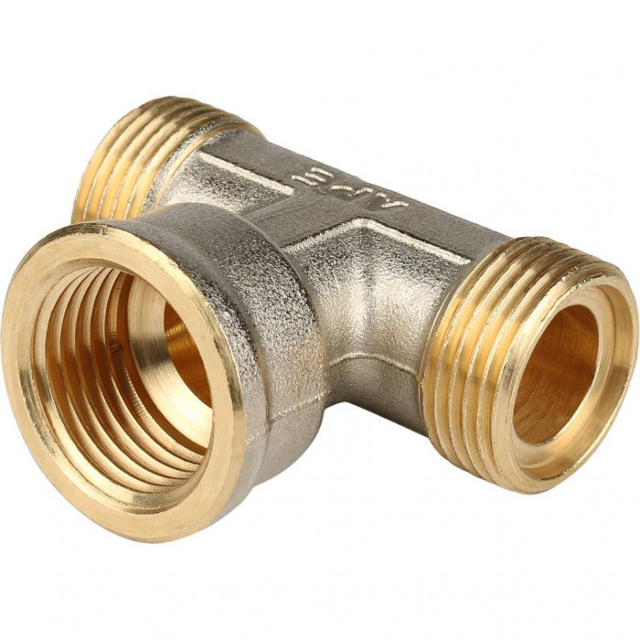 STOUT Тройник-переходник с внутренней резьбой 1/2 х16 для металлопластиковых труб винтовой