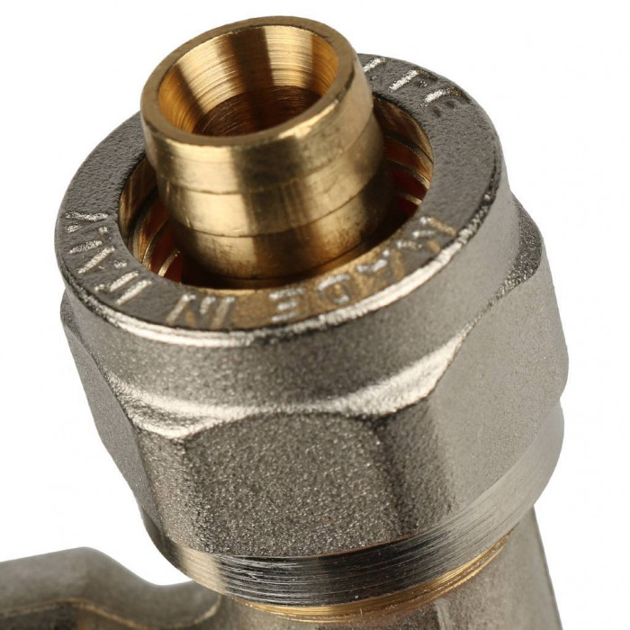 STOUT Тройник-переходник с внутренней резьбой 1/2 х16 для металлопластиковых труб винтовой