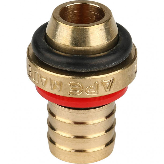 STOUT Тройник-переходник с внутренней резьбой 1/2 х16 для металлопластиковых труб винтовой