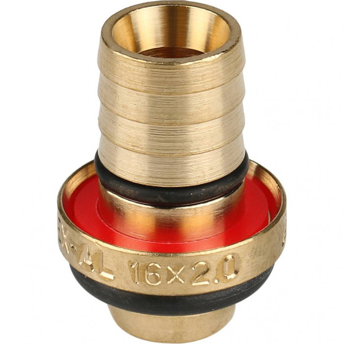 STOUT Тройник-переходник с внутренней резьбой 1/2 х16 для металлопластиковых труб винтовой