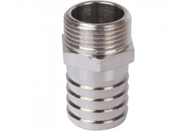 STOUT Штуцер НР никелированный 3/8&quot;x12