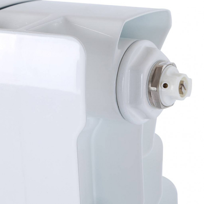 Биметаллический радиатор STOUT Space 500, 9 секций, нижнее правое подключение, белый