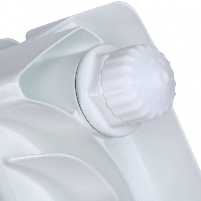 Биметаллический радиатор STOUT Space 500, 9 секций, нижнее правое подключение, белый