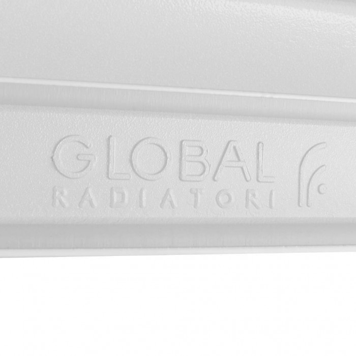 Алюминиевый радиатор Global VOX- R 500, 8 секций, боковое подключение, белый