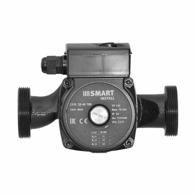 Насос циркуляционный Smart Install CPS 32-40 180мм 72Вт 1x230В 50Гц с гайками