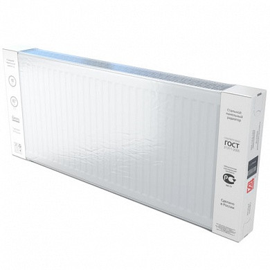 Стальной панельный радиатор STI Compact 22-500-1200, боковое подключение