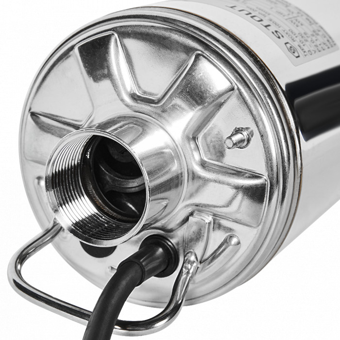 SPW-0003-300750 STOUT Насос колодезный с электронной регулировкой, кабель 20 м, 230V, Q=90 л/мин, H=45 м