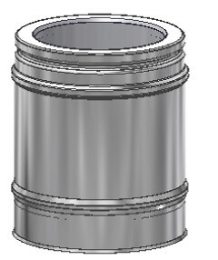 Элемент трубы 250 мм д. 200 ICS25