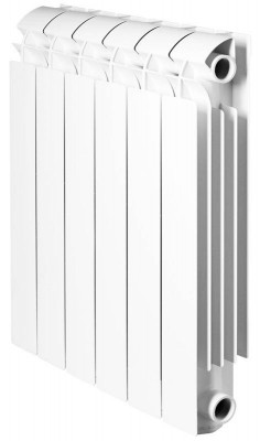 Алюминиевый радиатор Global VOX- R 500, 1 секций, боковое подключение, белый